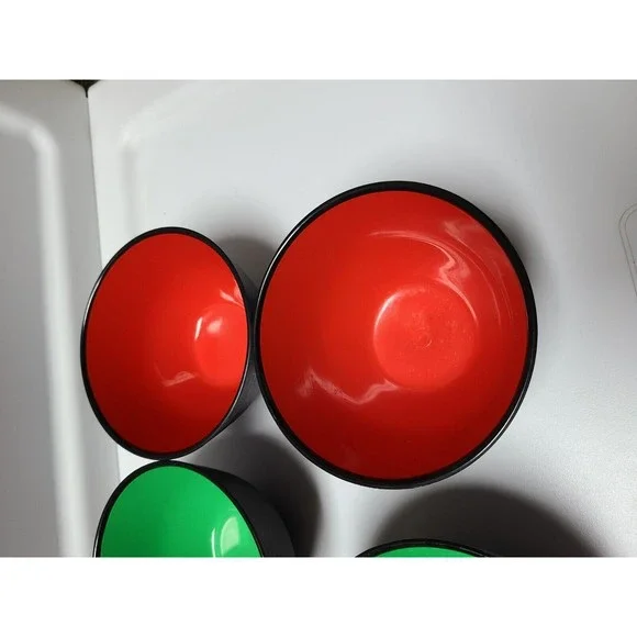 4 VTG MCM Sweden SAN-Plast Husqvarna Set Bowl Sigvard Bernadette  1960s Soup - Picture 10 of 16